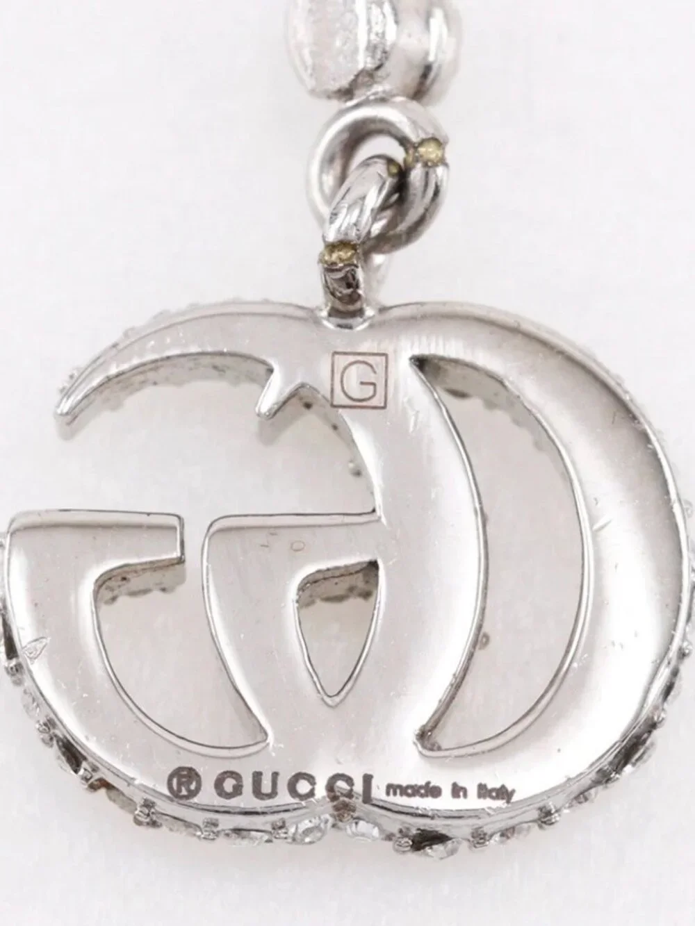 GUCCI Katyusha Other accessories GG Silver metallic/Rhinestone Women - Picture 4 of 10